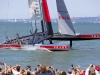 Prada winning one race againt Team New Zealand