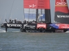 Team New Zealand winning the Louis Vuitton cup