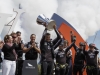 Dean Barker and its crew winning the Louis Vuitton cup