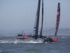 Oracle Team finishing in front of Team New Zealand